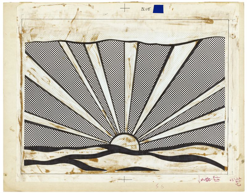 Artwork: Sunrise (Color Separation), 1965 (RLCR 1165.1) Photo: Courtesy National Gallery of Art, Washington