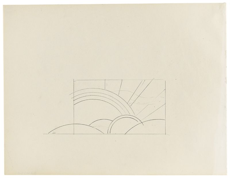 Artwork: Modern Painting with Sun Rays (Study), 1967 (RLCR 1418)