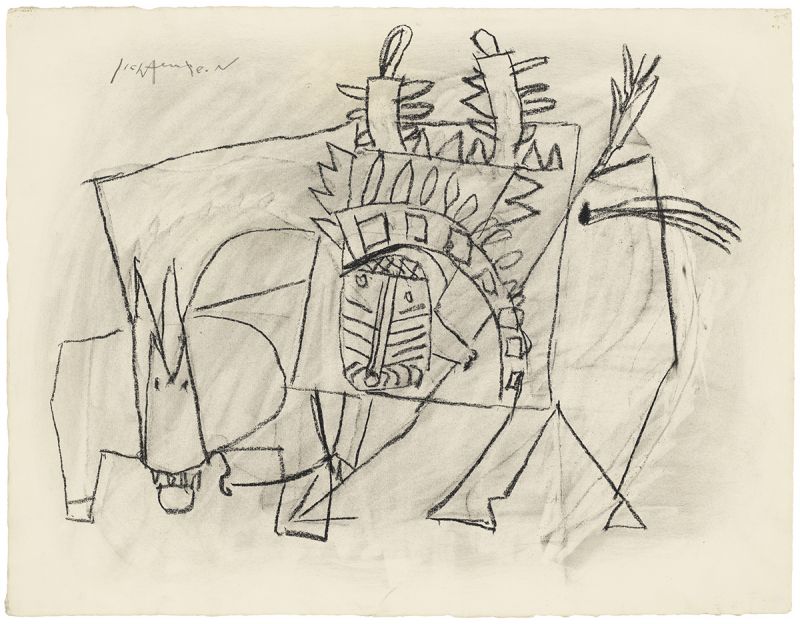 Artwork: The End of the Trail (Study), c. 1951 (RLCR 315)