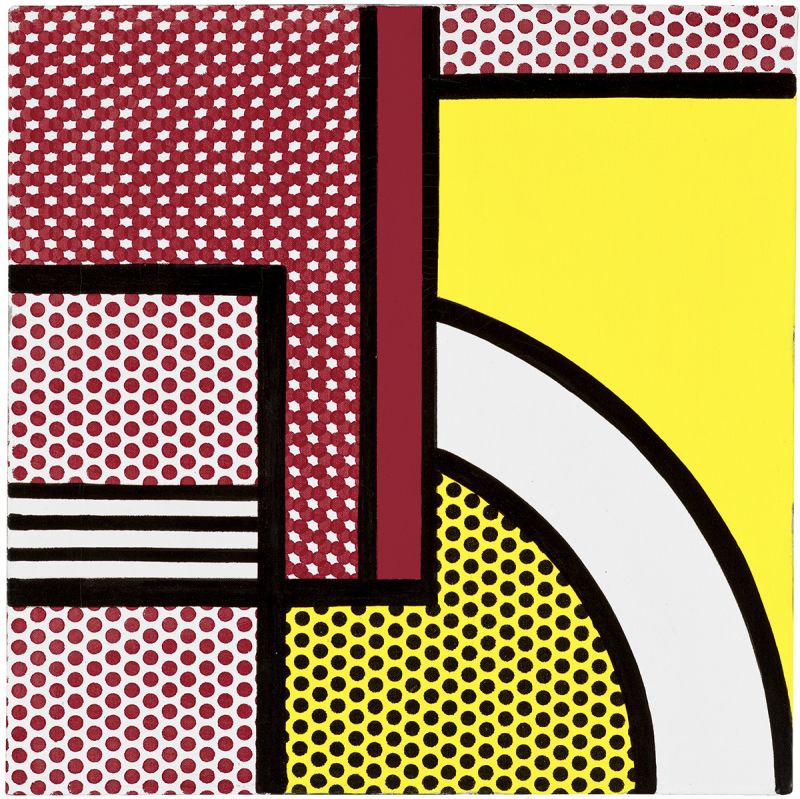 Artwork: Modern Painting with Red Column, 1967 (RLCR 1407) Photo: Brian Forrest, Frederick R. Weisman Art Foundation, Los Angeles