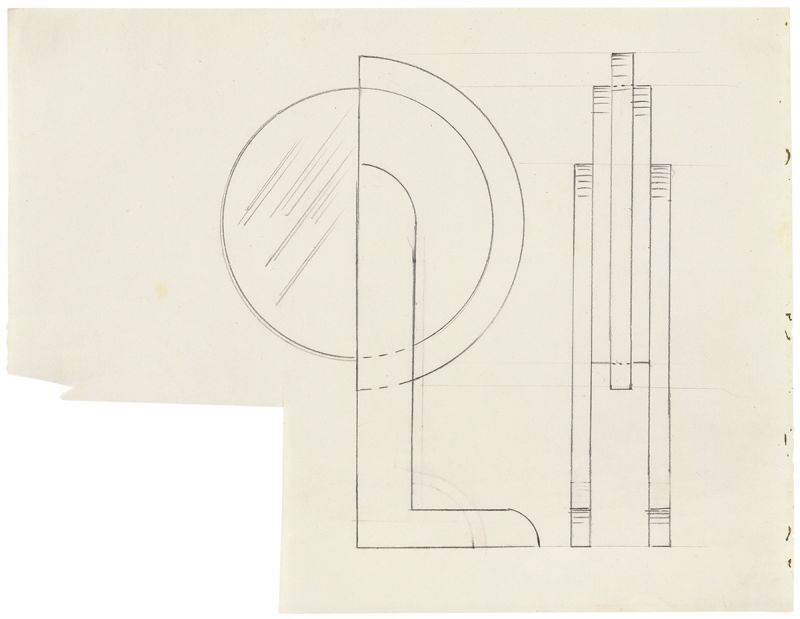 Artwork: Modern Sculpture (Study), c. 1967 (RLCR 1446)