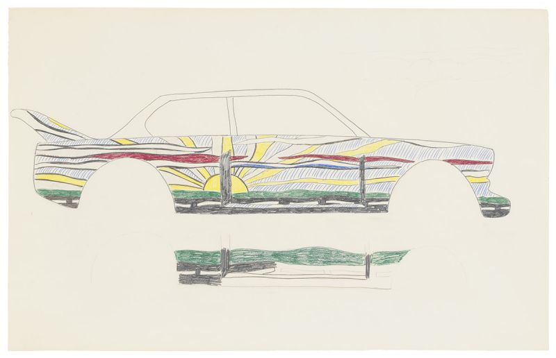 Artwork: BMW Art Car (Study), 1977 (RLCR 2542)