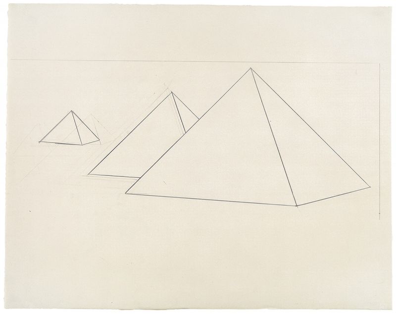 Artwork: Pyramids (Study), 1968 (RLCR 1586)