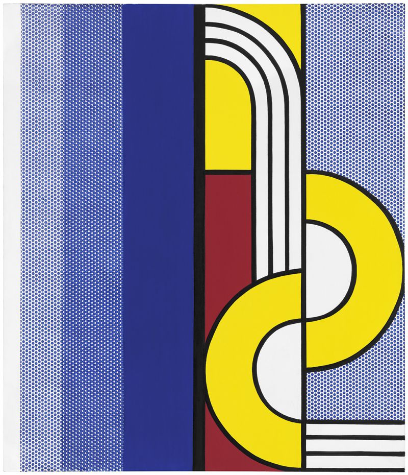 Artwork: Modern Painting with Yellow Interweave, 1967 (RLCR 1436)