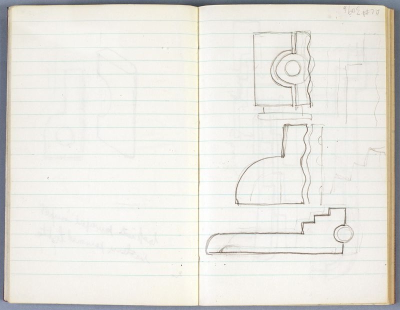 Artwork: Modern Sculpture (Studies), c. 1968 (RLCR 1014.14V)