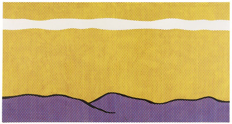 Artwork: Yellow Sky, 1966 (RLCR 1290) Photo: Museum Ulm; Oleg Kuchar, Ulm