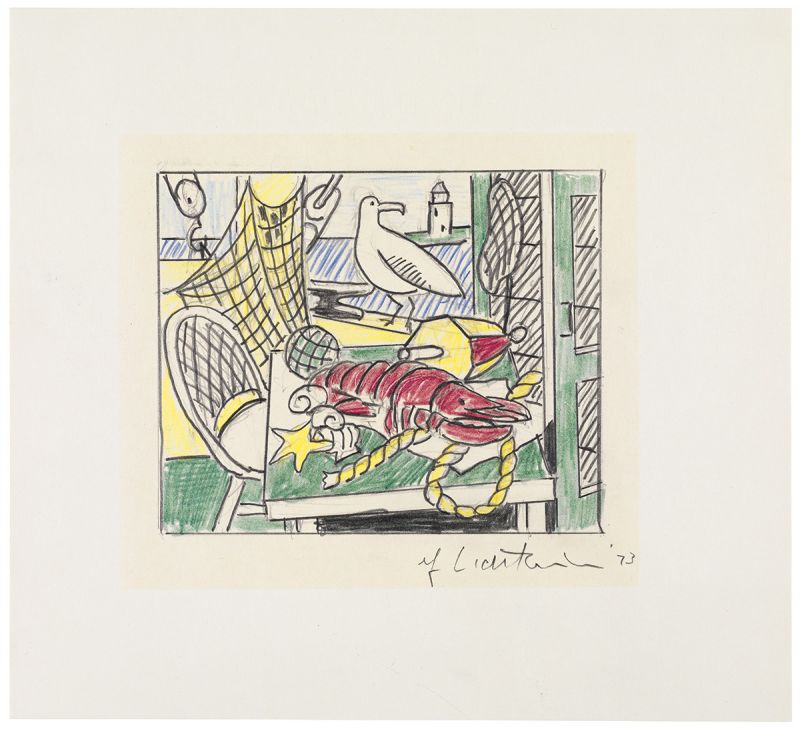 Artwork: Cape Cod Still Life II (Study), 1973 (RLCR 2156)