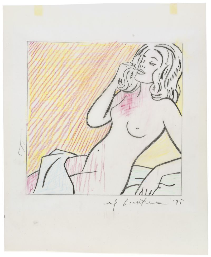 Artwork: Nude Sunbathing (Study), 1995 (RLCR 4400)