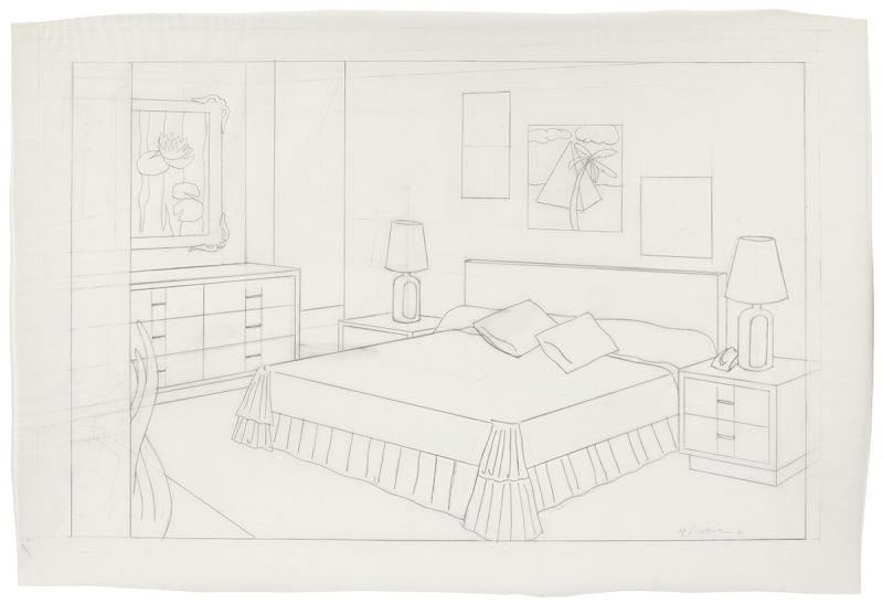 Artwork: Interior with Water Lilies (Study), 1991 (RLCR 4052)