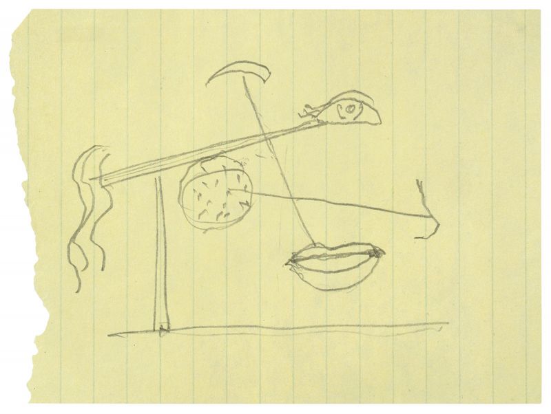 Artwork: Mobile (Study), c. 1990 (RLCR 3907)