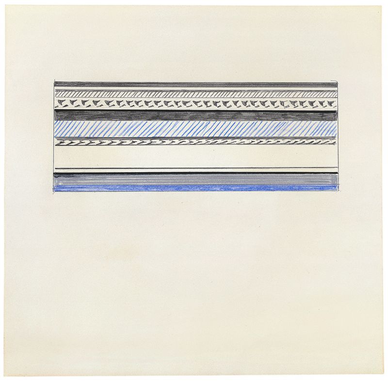 Artwork: Entablature (Study), 1976 (RLCR 2438)