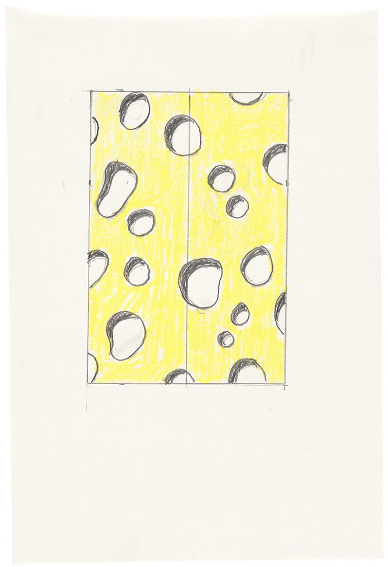 Artwork: Swiss Cheese (Double Doors) (Study), c. 1993 (RLCR 4236.2)