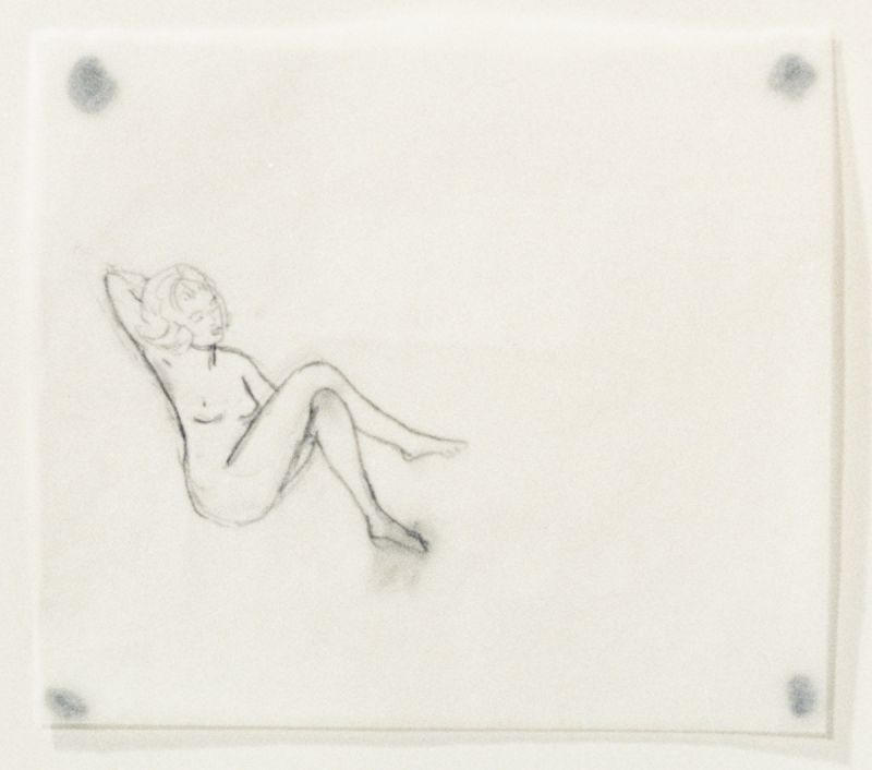 Artwork: Interior with Painting of Bather (Study), c. 1997 (RLCR 4712) Photo: Courtesy RLF Archives