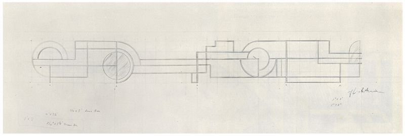 Artwork: Long Modern Sculpture (Study), c. 1969 (RLCR 1691) Photo: Kate Keller