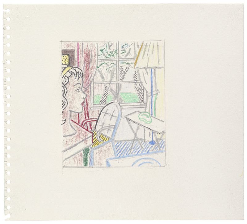 Artwork: Interior with Female Bust (Study), 1997 (RLCR 4700)