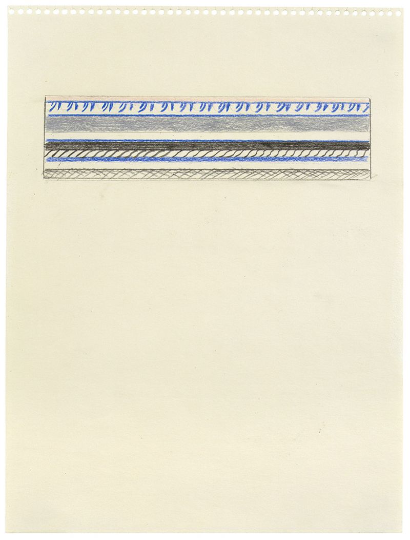 Artwork: Entablature (Study), 1975 (RLCR 2356)