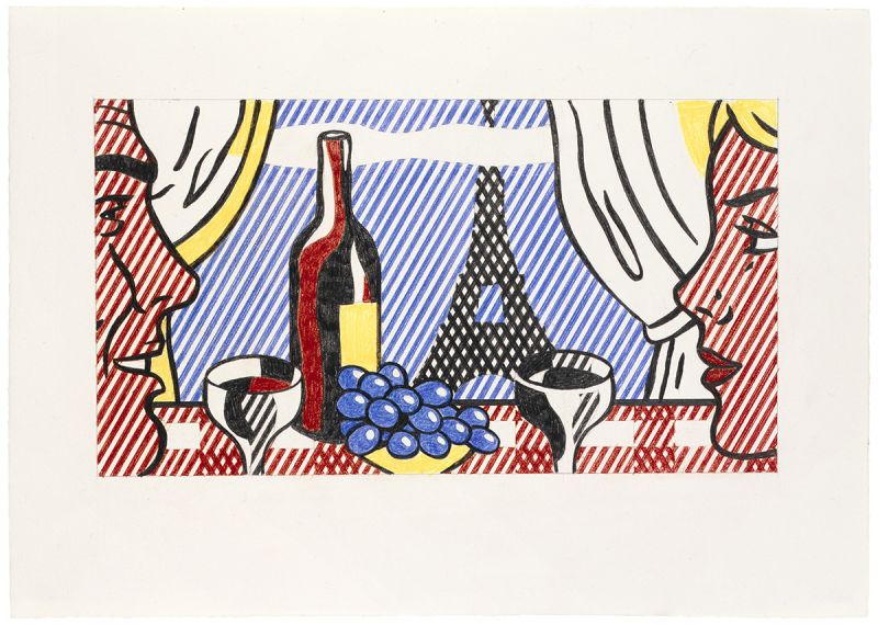 Artwork: Wine Bottle Label (Study), 1979 (RLCR 2861)