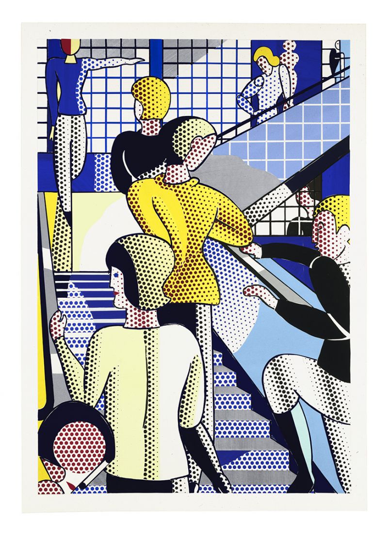 Artwork: Bauhaus Stairway (Study), 1988 (RLCR 3693) Photo: The Museum of Modern Art/Licensed by SCALA / Art Resource, NY