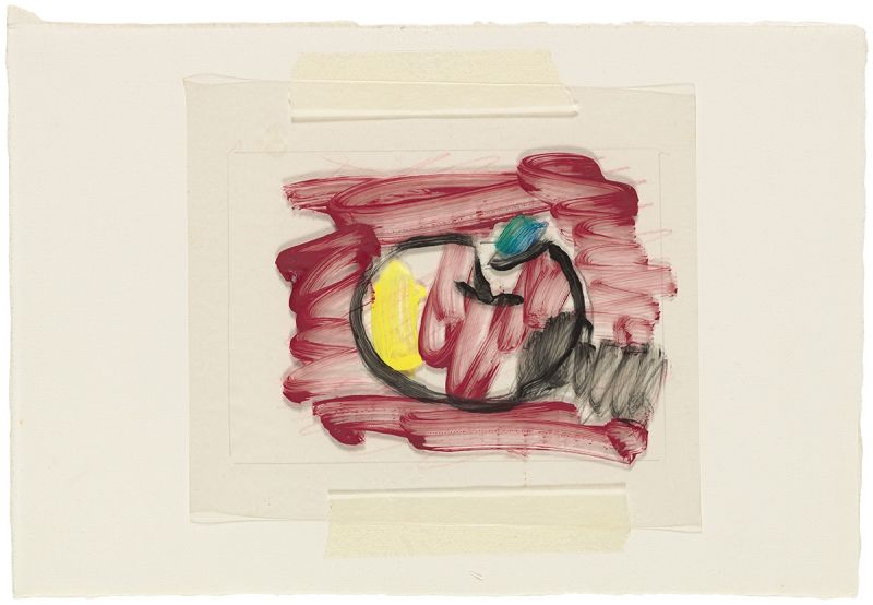 Artwork: Apple (Study), 1981 (RLCR 3003) Photo: Ulrich Ghezzi, Courtesy Galerie Thaddaeus Ropac, London • Paris • Salzburg