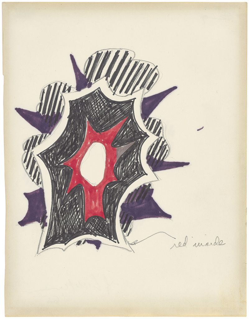 Artwork: Desk Explosion (Study), 1965 (RLCR 1049)