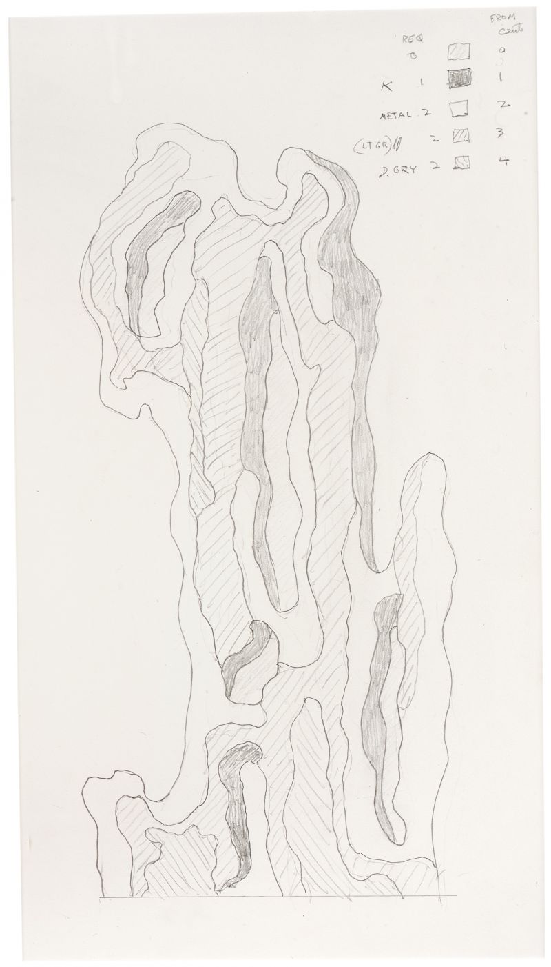 Artwork: Scholar's Rock (Study), 1996 (RLCR 4579)