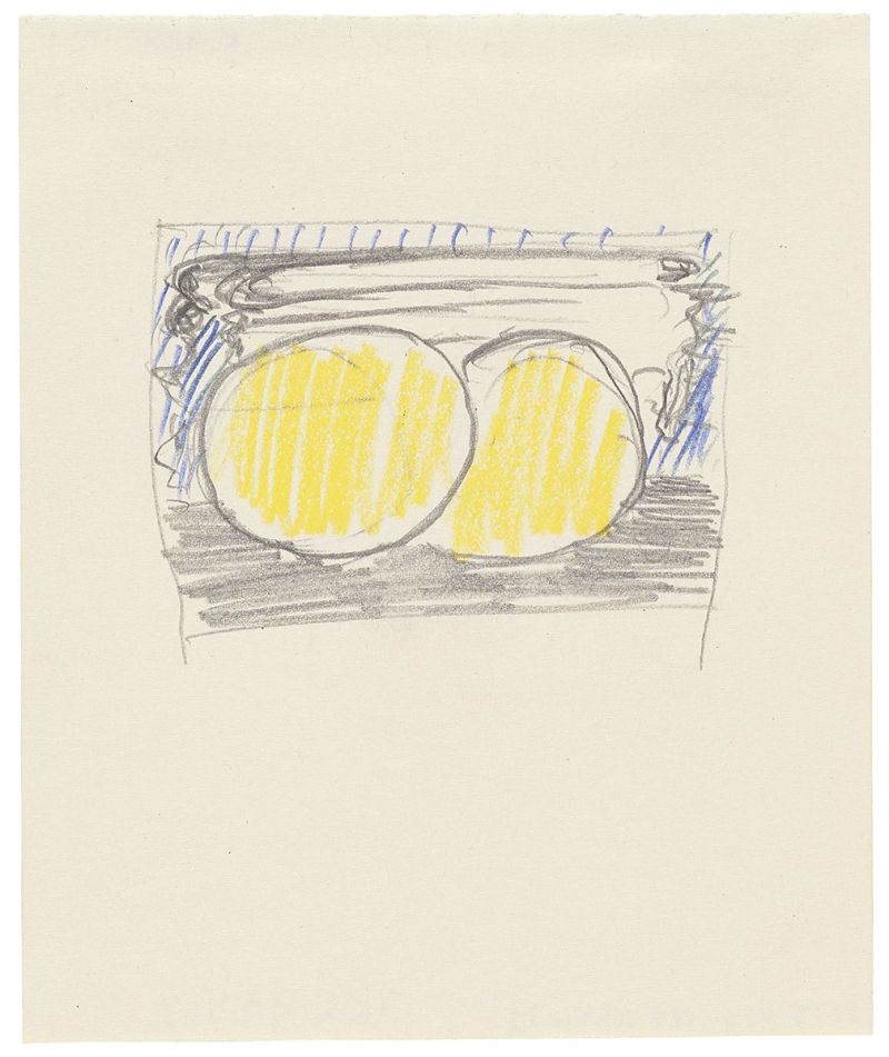 Artwork: Still Life of Grapefruit (Study), 1972 (RLCR 2059)