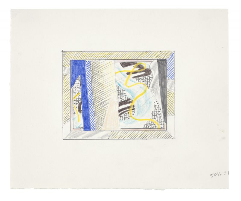 Artwork: Reflections on Brushstrokes (Study), 1989 (RLCR 3811)