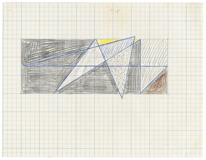 Artwork: Imperfect 44 3/4" x 103" (Study), 1987 (RLCR 3637)