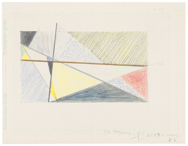 Artwork: Imperfect Painting (Study), 1988 (RLCR 3712) Photo: Courtesy Gagosian Gallery