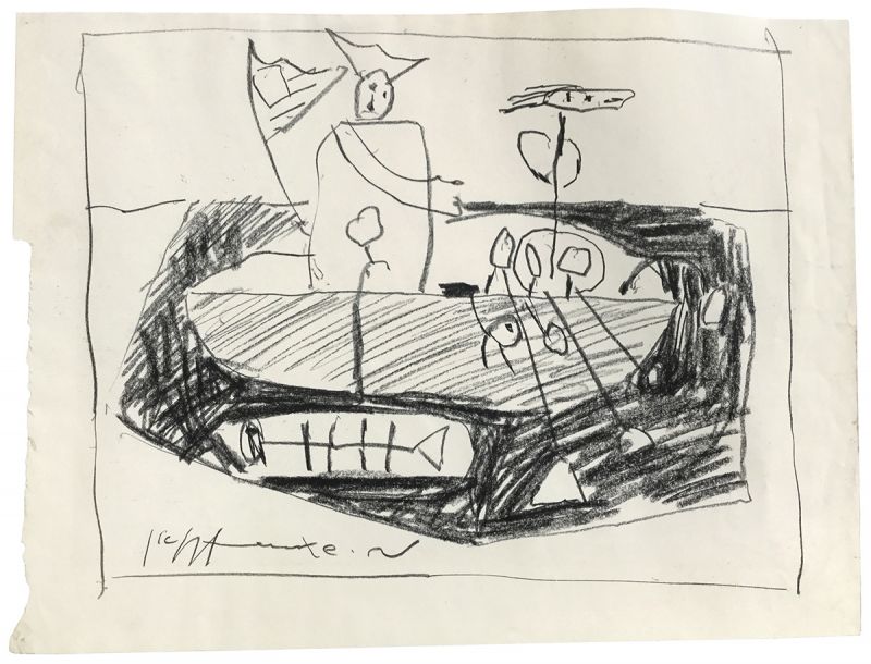 Artwork: Washington Crossing the Delaware (Study), c. 1951 (RLCR 329)