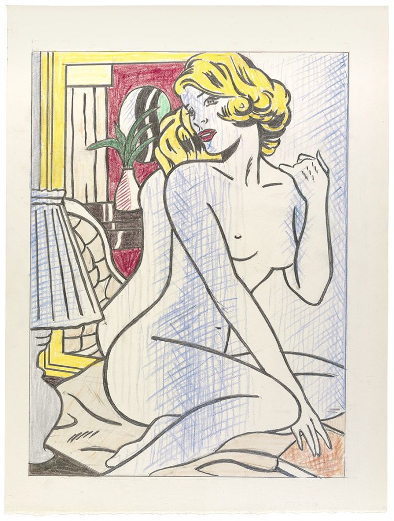 Artwork: Blue Nude (Study), 1995 (RLCR 4356)