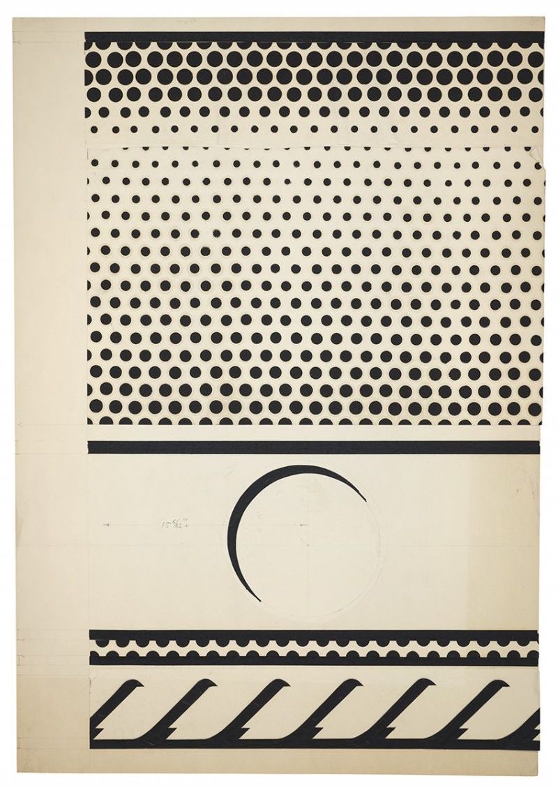 Artwork: Entablature #2 (Study), c. 1971 (RLCR 1939)