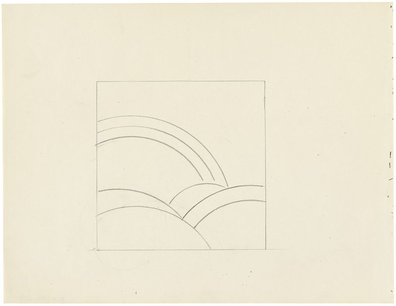 Artwork: Modern Painting with Sun Rays (Study), 1967 (RLCR 1417)