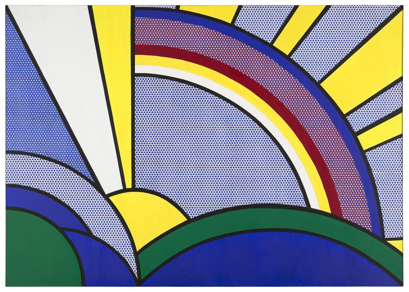 Artwork: Modern Painting with Sun Rays, 1967 (RLCR 1421) Photo: Lee Stalsworth, Hirshhorn Museum and Sculpture Garden