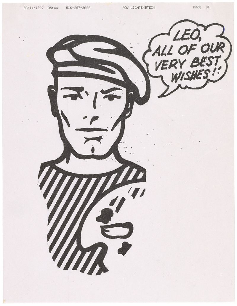 Artwork: Image for The Leo Book: ICI Salutes Leo Castelli (Study), 1997 (RLCR 4683)