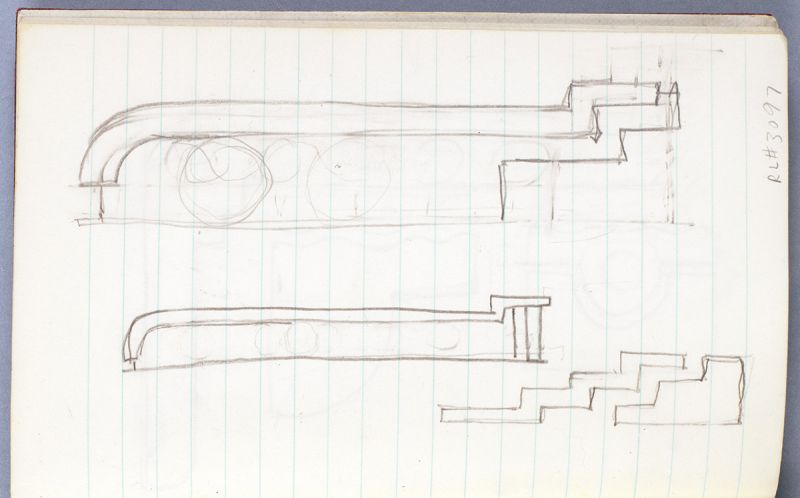 Artwork: Modern Sculpture with Loop (Study), c. 1967 (RLCR 1014.14R)