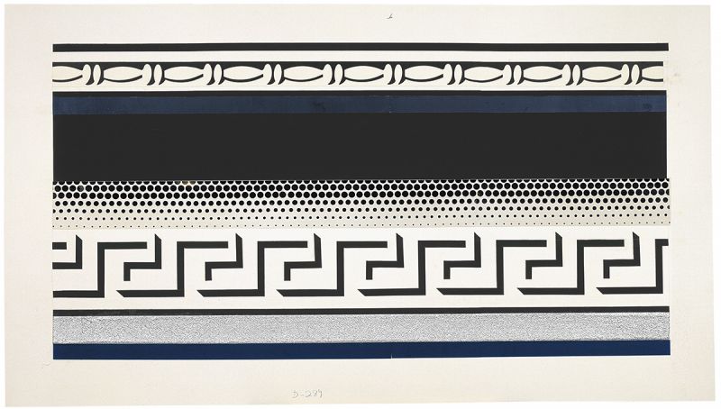Artwork: Entablature VII (Study), 1975 (RLCR 2365)