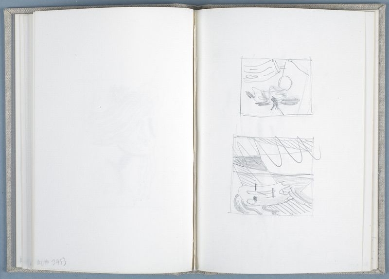 Artwork: Brushstroke Face and Still Life (Studies), c. 1986 (RLCR 3476.13)