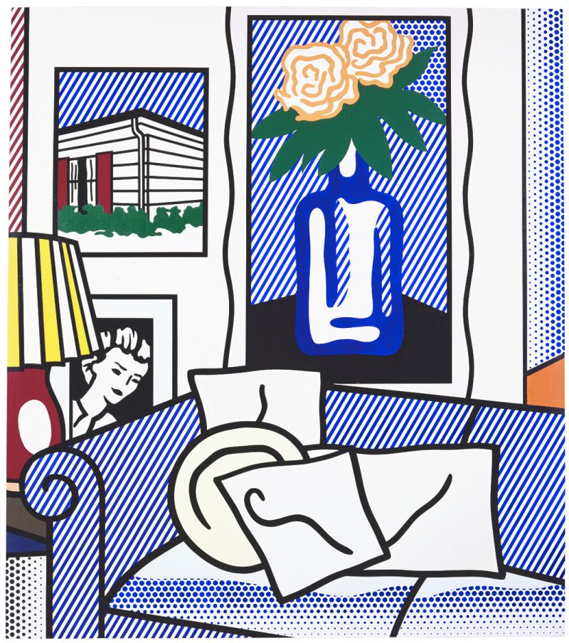 Artwork: Interior with Flower Painting, 1992 (RLCR 4120)