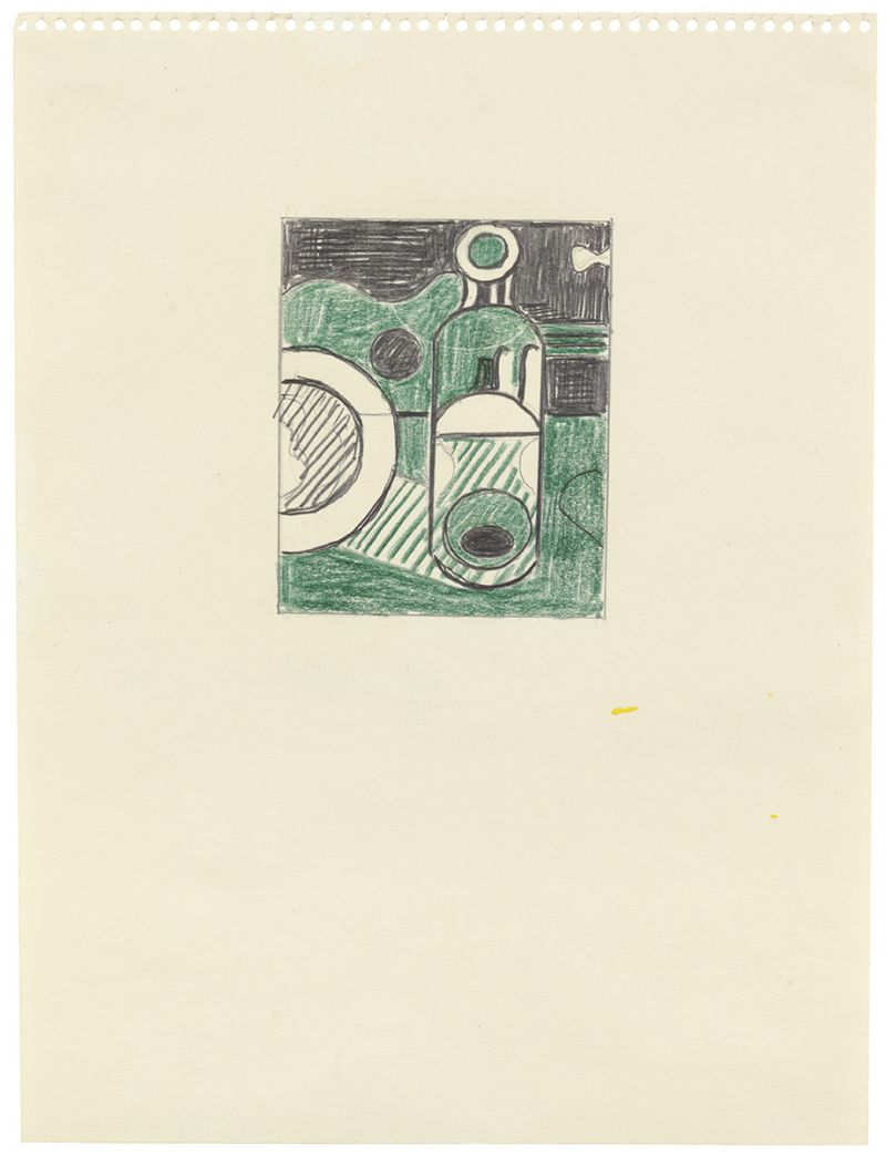 Artwork: Purist Painting in Green (Study), 1975 (RLCR 2383)
