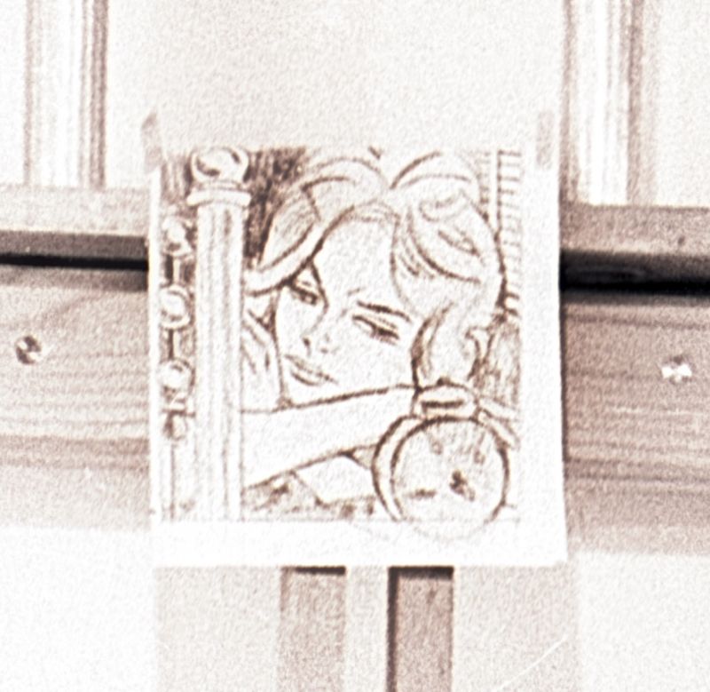 Artwork: Blonde Waiting (Study), c. 1964 (RLCR 830) Photo: Ken Heyman Detail of archival image