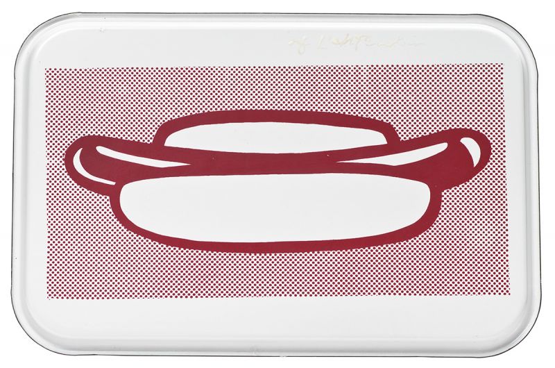 Artwork: Hot Dog Tray #2, 1964 (RLCR 879) Photo: Brian Forrest, Frederick R. Weisman Art Foundation, Los Angeles