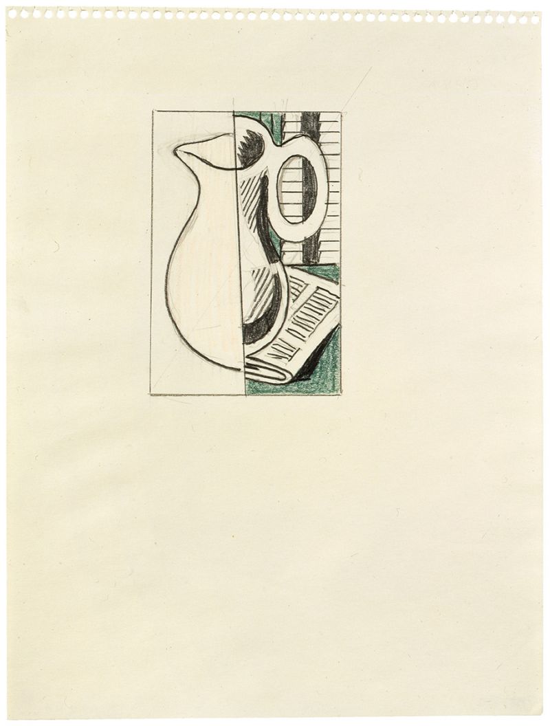 Artwork: Purist Still Life with Pitcher (Study), 1975 (RLCR 2406)