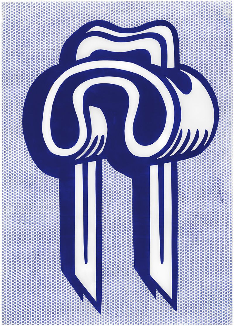 Artwork: Insulated Staple, 1964 (RLCR 881) Photo: Courtesy Sotheby's Aluminum frame not pictured