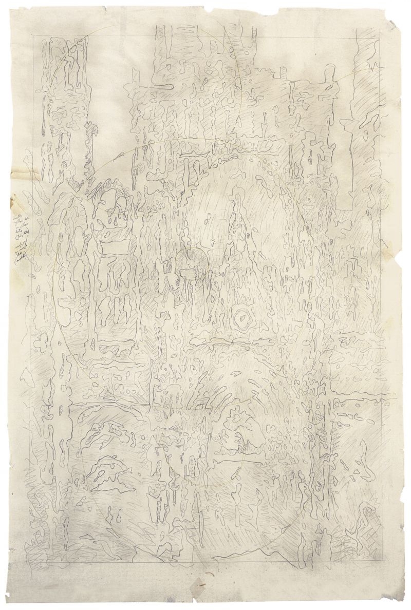 Artwork: Rouen Cathedral (Study), c. 1968 (RLCR 1589)
