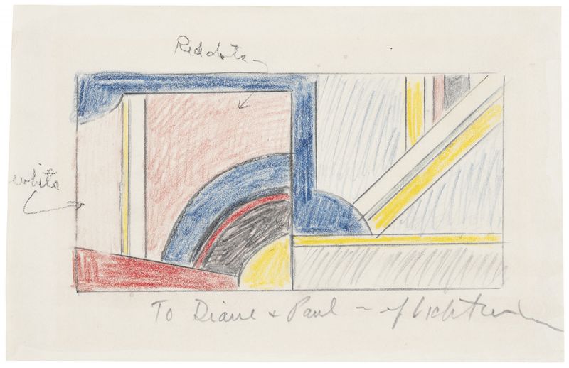 Artwork: Modern Painting with Division (Study), 1967 (RLCR 1387)