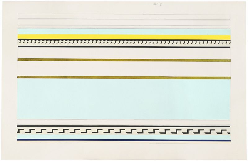 Artwork: Entablature VI (Study), 1975 (RLCR 2364)