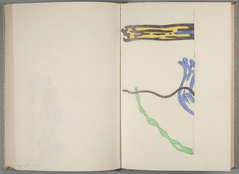 Artwork: Brushstroke Group (Study), c. 1996 (RLCR 3690.16)
