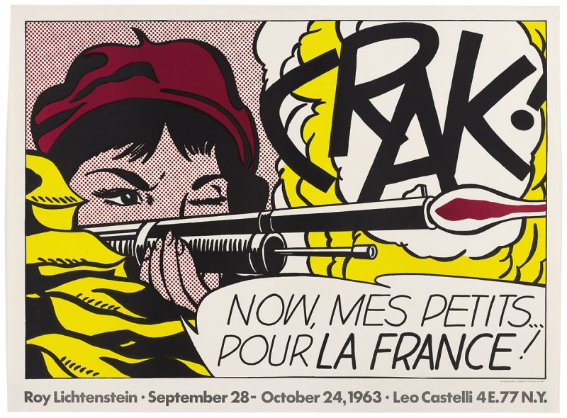 Artwork: CRAK! Poster, 1963/1964 (RLCR 4802) Photo: Courtesy Bowdoin College Museum of Art Poster version 1