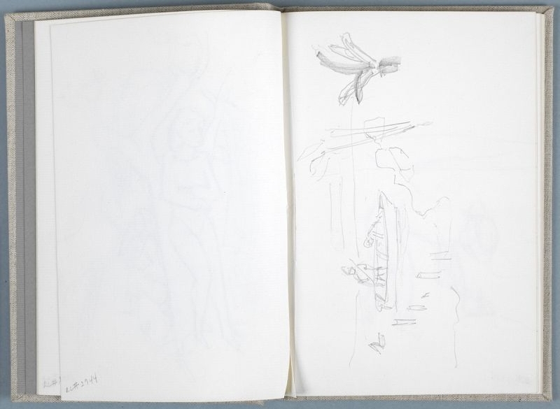 Artwork: Brushstroke Landscape (Fisherman) (Study), 1985 (RLCR 3476.5)